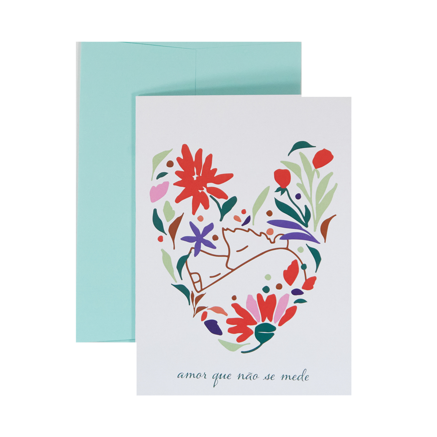 cartões de presente com mensagem escrita à mão e design criativo