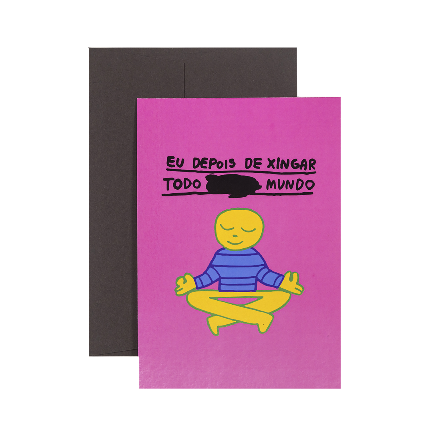 cartões de presente com mensagem escrita à mão e design criativo