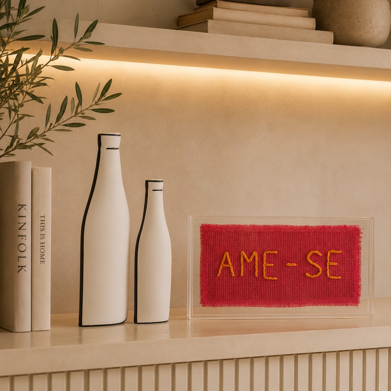 Vasos como objeto decoração para estantes 
