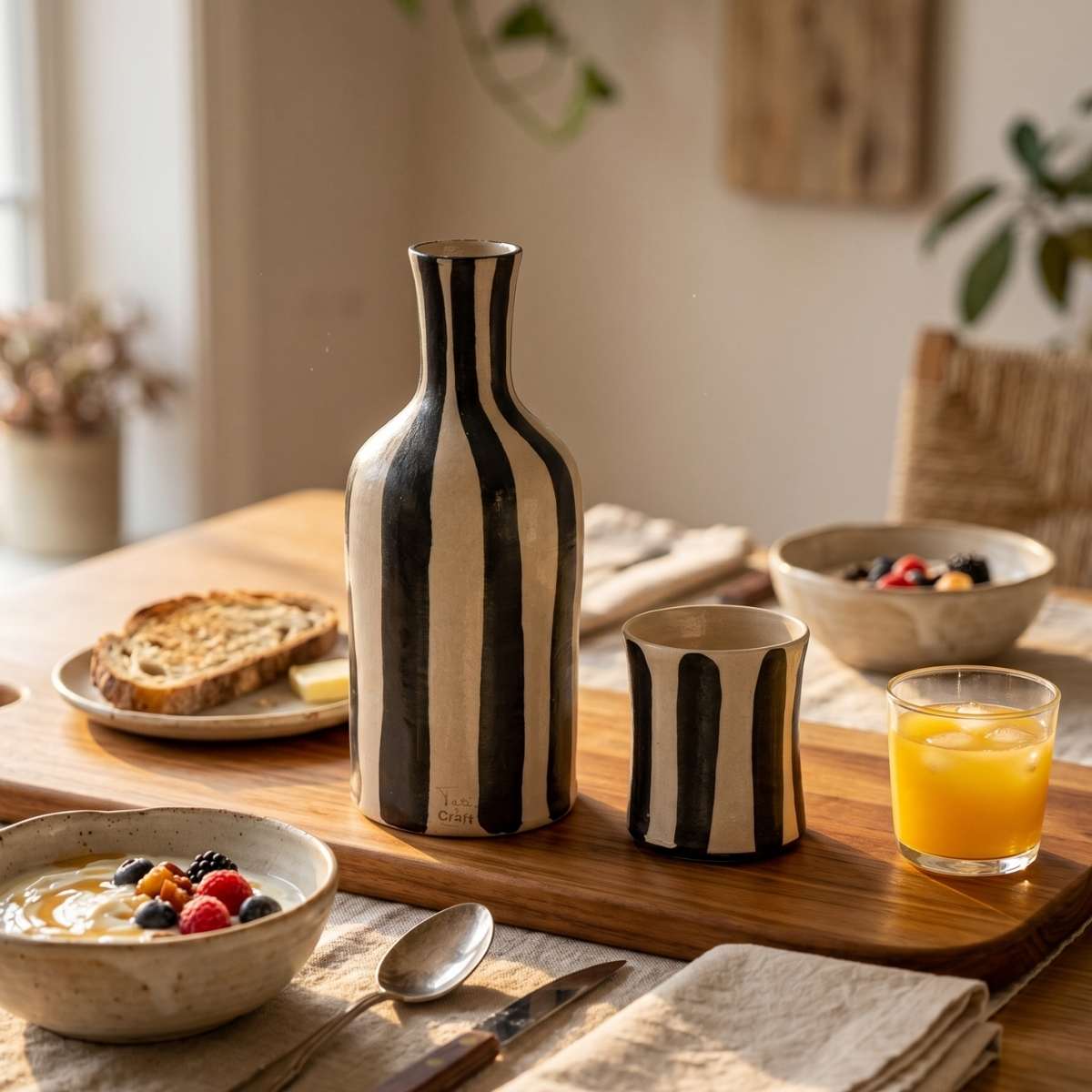 Louças Cerâmica para café da manhã