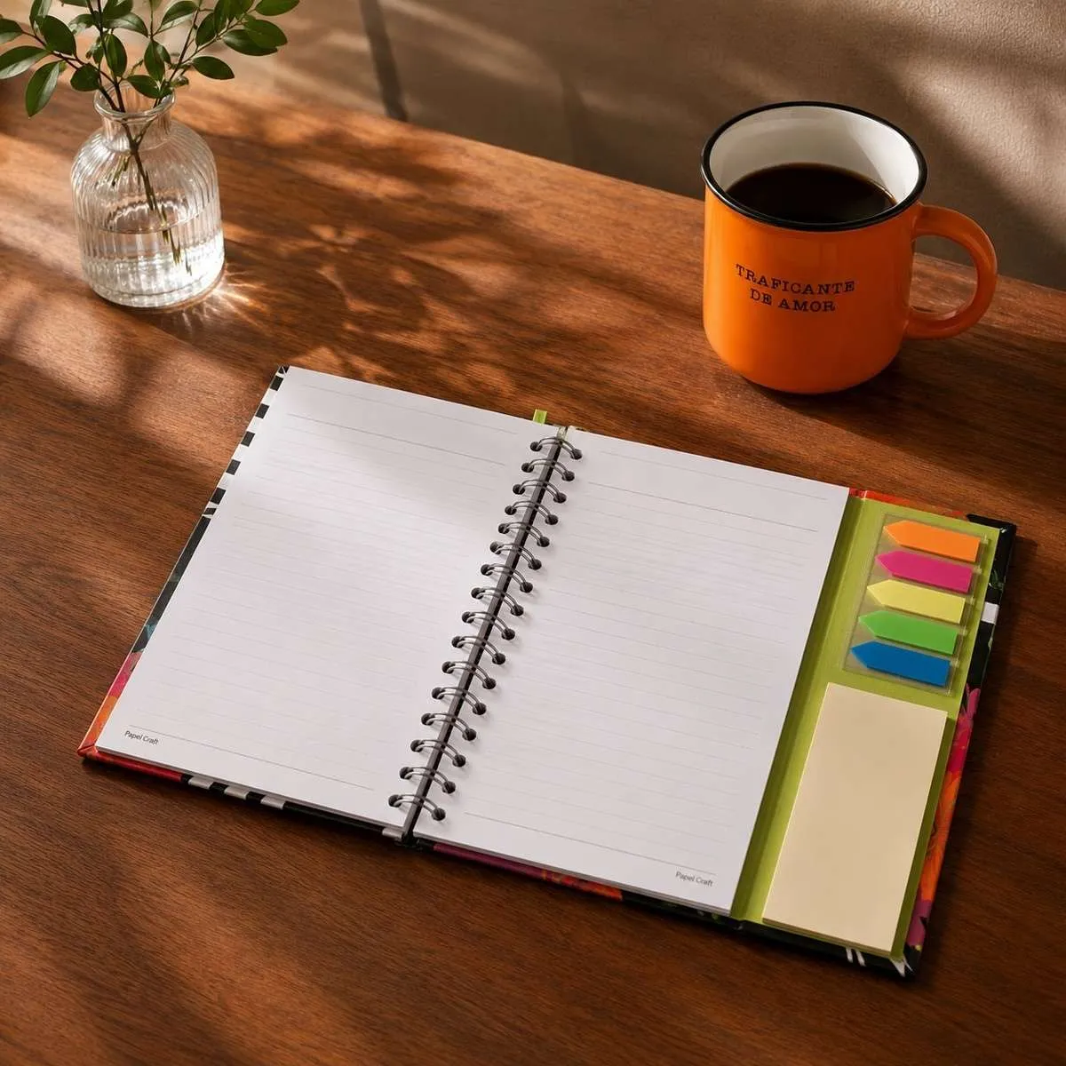Caderno A5 C/ Aba 90 Folhas